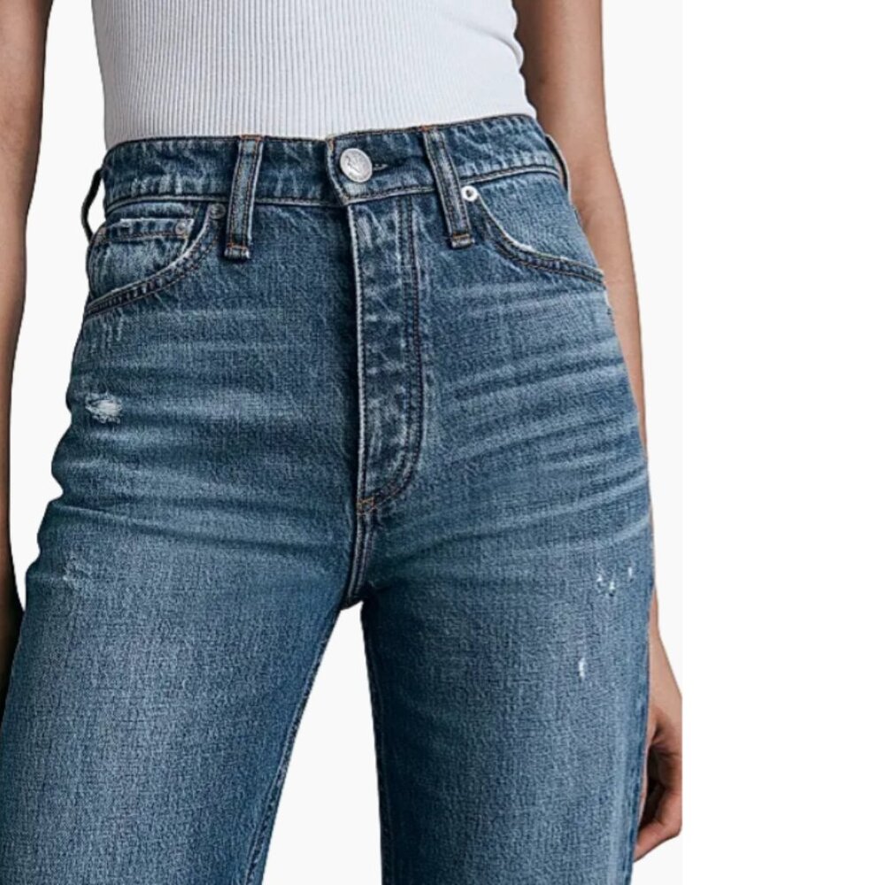 rag & bone Alex High Rise Straight Jeans Sz 25